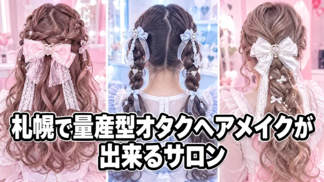札幌で量産型オタクヘアメイクができるヘアセットサロン